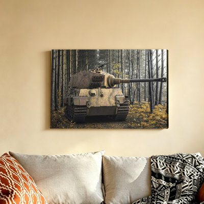 German Tank Tiger II Military Poster