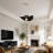 Single Head Creative Resin Hat Pendant Light With Bulbs