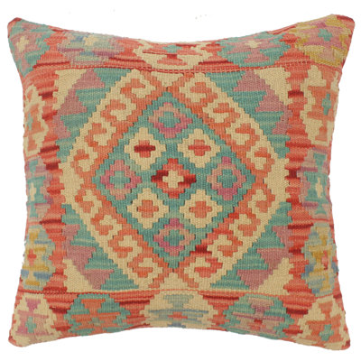 Turkish Rubymay Hand Woven Kilim Pillow