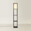 Lena Struttura 160cm Floor Lamp Wooden Shelves Floor Lamp in 4 Colours-115046285-17884121