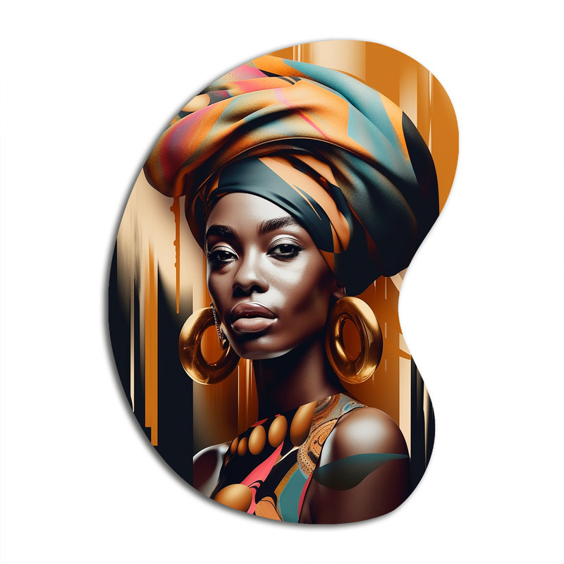 Décoration murale africaine en forme de flèche africaine, H 31 po x l 22 po x P 1 po