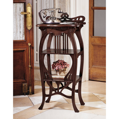 Solid Wood Top End Table