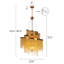 Lustre à intensité variable 7 lumières Achai