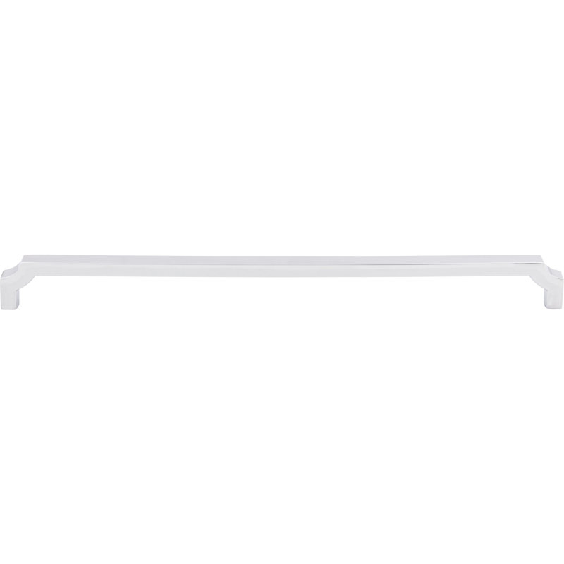 Davenport Bar pull, Polished Chrome, 12" Center to Center