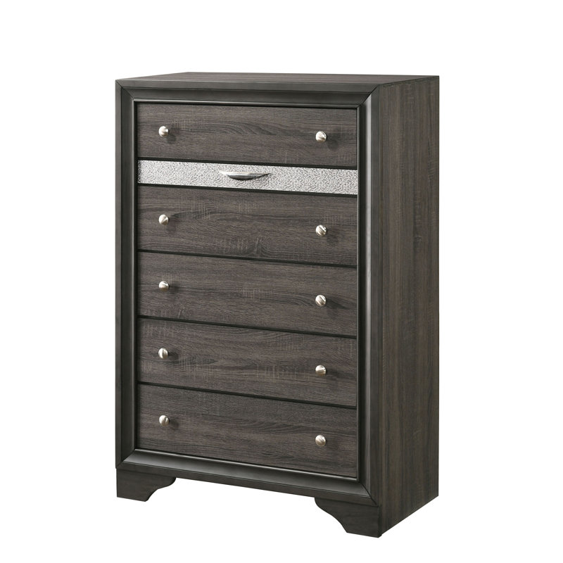 Sana 34'' W 6 - Drawer Dresser, Gray