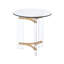 Table de bout Sosi, finition dorée
