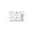 Cheviot Products 23.625'' White Fireclay Rectangular Bathroom Sink with Overflow