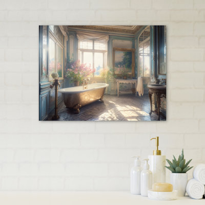«Miljko 1900S Old Paris Bathaign Time Tales III», reproduction sur toile