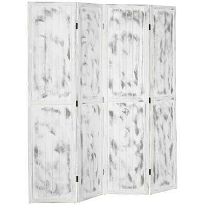 Paravent 5,5 "à 4 panneaux diviseurs pliables