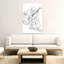 Art mural abstrait contemporain Blues-129476225