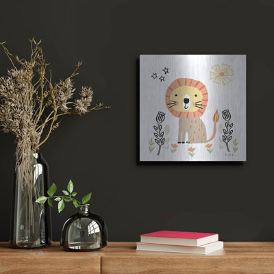  «Baby Lion» par Farida Zaman, art mural en métal