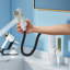 Robinets de lavabo de salle de bain avec douchette rétractable à poignée simple, robinet à un trou multifonctionnel à hauteur réglable moderne en laiton massif-92926749