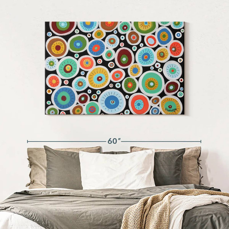 Avery Round Blooms, 32" H x 48" W