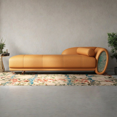 Living Room Faux leather Leisure Chaise Lounge