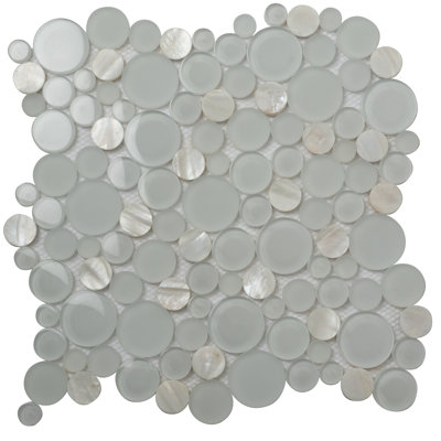 12" x 12" Glass Random Mosaic Wall & Floor Tile