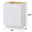 Base de meuble-lavabo simple 24 po seulement-95290455
