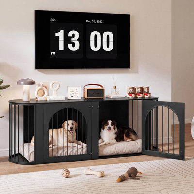 Morden Style Metal Double Dog Crate