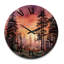 Horloge murale en bois massif Obert-53598189