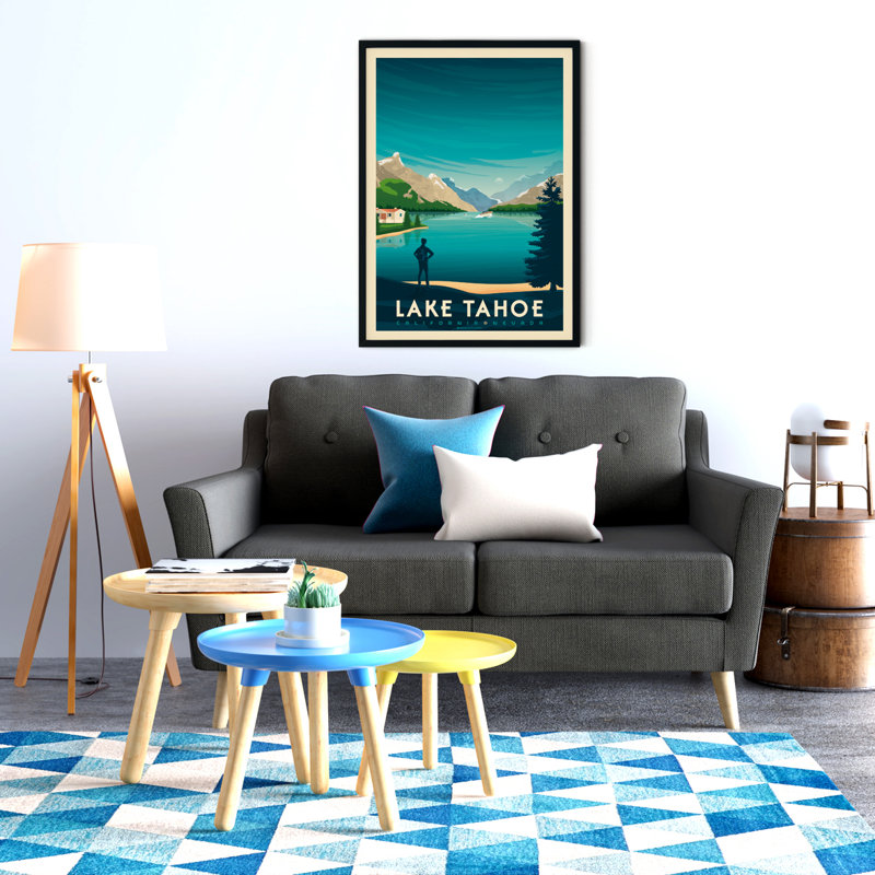 Lake Tahoe by Olahoop - No Frame Print, 70cm H x 50cm W