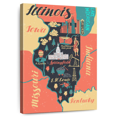 Illinois Travel Map