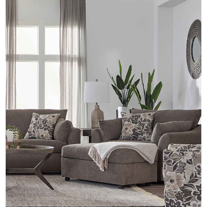 Repose-pieds standard rectangulaire avec rangement Ilmo, Dexter Flint