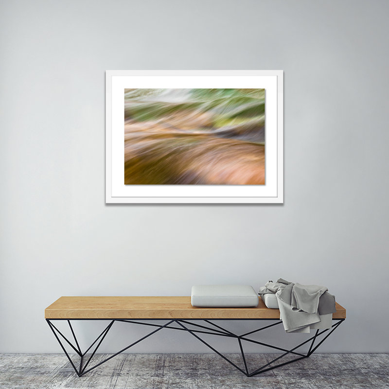A Fluid Highway Print by Shawn Thomas, White, 18" H x 24" W x 1.5" D
