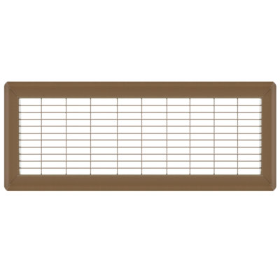 Gril de plancher brun de gros calibre