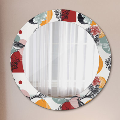 Huldar Glass Flat Wall Mirror