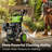 4200PSI Commercial Gas Pressure Washer, 2.4 GPM Residential Power Washer, 209CC,  7.0HP,  Cold Water, 25' Hose, Clean Machine, Onboard Soap Tank, Spray Gun and Wand, 4 Nozzle Set, for Cars/Fences/Driveways/Homes/Patios/Furniture