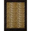 Tapis multicolore à motif animal 2 pi 7 po x 7 pi 3 po