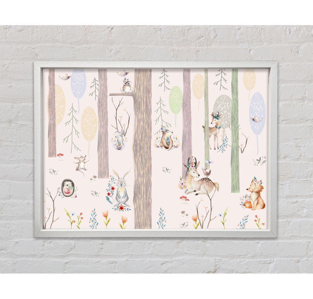 The Little Woodland Scene - Einzelner Bilderrahmen Kunstdrucke auf Leinwand