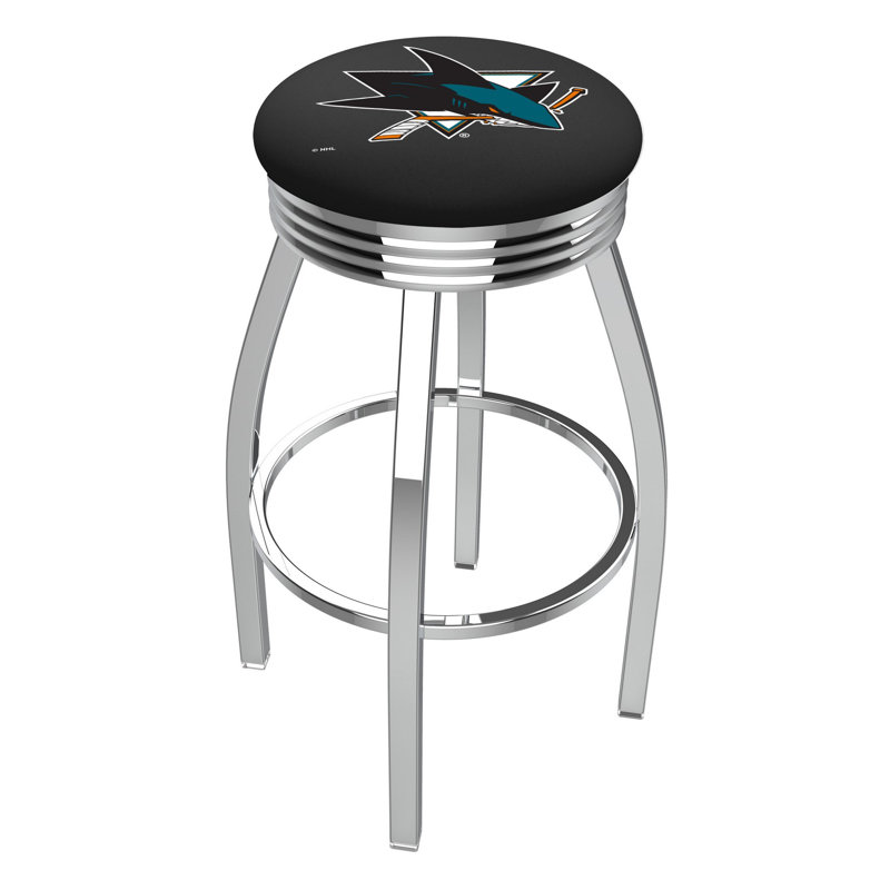 Tabouret de bar NHL, San Jose Sharks, Tabouret de comptoir (siège d'une hauteur de 25 p