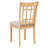 Wiona Wood Dining Side Chair Linen And Light Oak (Set Of 2)