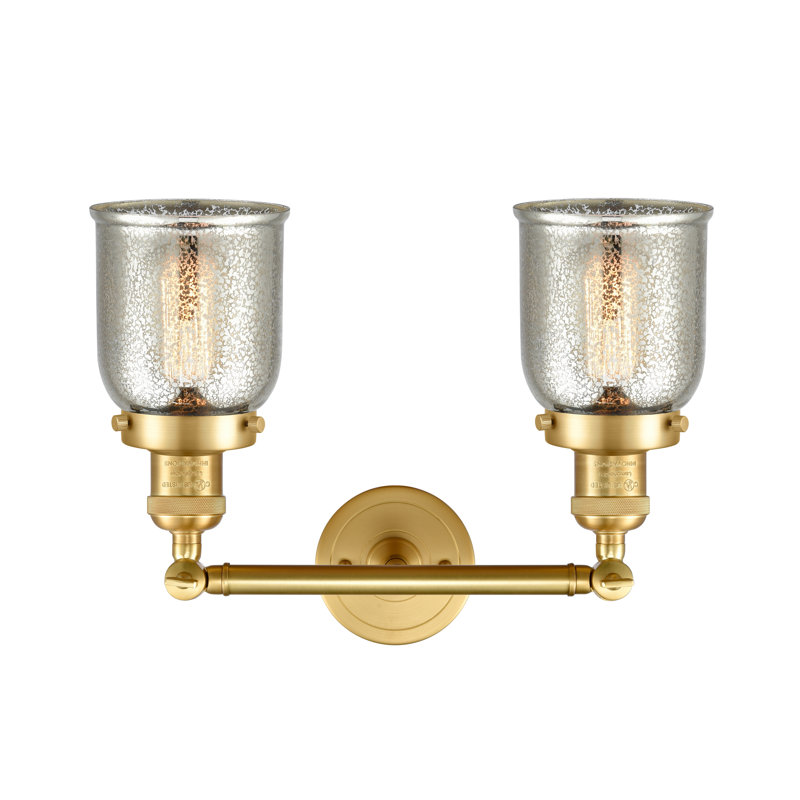 Éclairage pour salle de bain 2 lumières à intensité variable ClipperCove, Ampoule DEL 6 watts Vinage, Silver Mercury