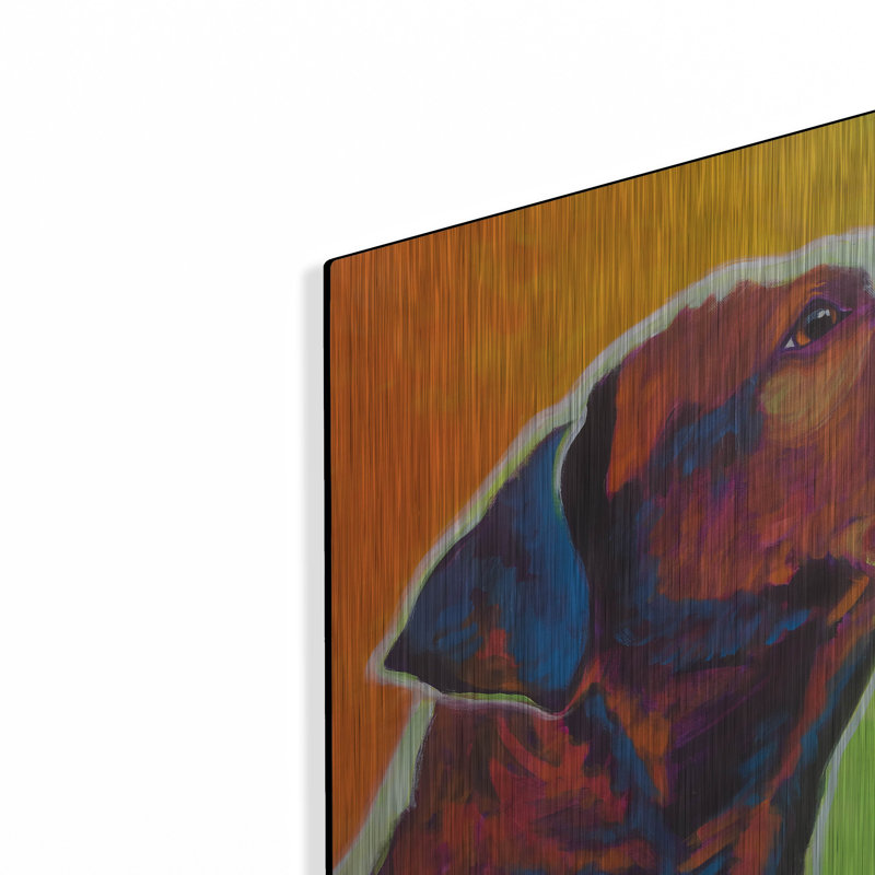 «Pit Bull - Fuji» par Dawg Painter, H 12 po x l 12 po