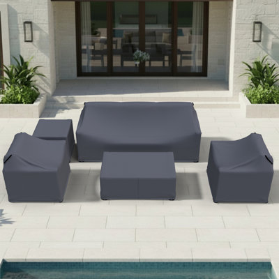 Dulcie Outdoor Conversation Set Group Seating Patio Furniture Covers