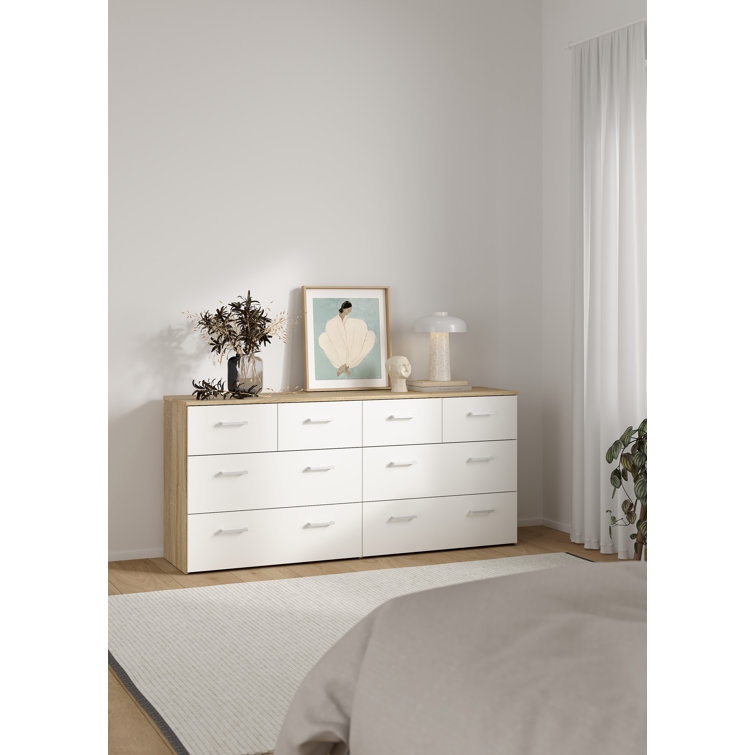 Commode double 8 tiroirs Chandria