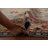 Light Blue Geometric Kazak Oriental Area Rug