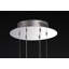 6 - Light Polished Chrome LED Cluster Pendant