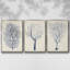 «Garden Offrant I», ensemble de 3 toiles encadrées-97792355-97792359