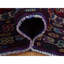 3'10"x6'5" Carmine Red Afghan Balooch Pure Wool Hand Knotted Rug 4669D85FA1ED453982D2D4EE5B2E56B0