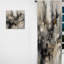 Kya - Rideaux abstraits - Monde obscur intérieur gris Marble I - Velours obscurcissant - 1 panneau-1586673801