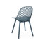 Fauteuil d'extérieur Lily, avec structure et filet tendance pour structure robuste