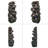 6-Tiers Cascading Rock Outdoor/Garden Water Fountain With LED Lights And Pump - Outdoor Freestanding Fountains Porch, Yard Decor