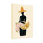 Plantes et fleurs, silhouette d'une femme avec un chapeau et des fleurs-1043853542