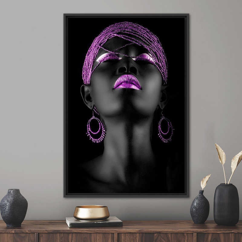 Print on Canvas, 20cm H x 30cm W, Black Floater Frame