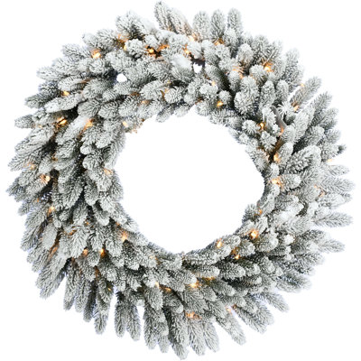 Couronne de neige glacée glacée