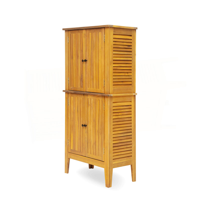 Armoire en bois d'acacia Kedzie