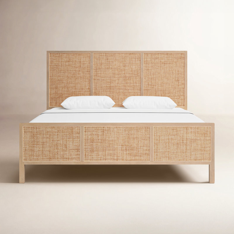 Nellie Platform Bed, King, Natural