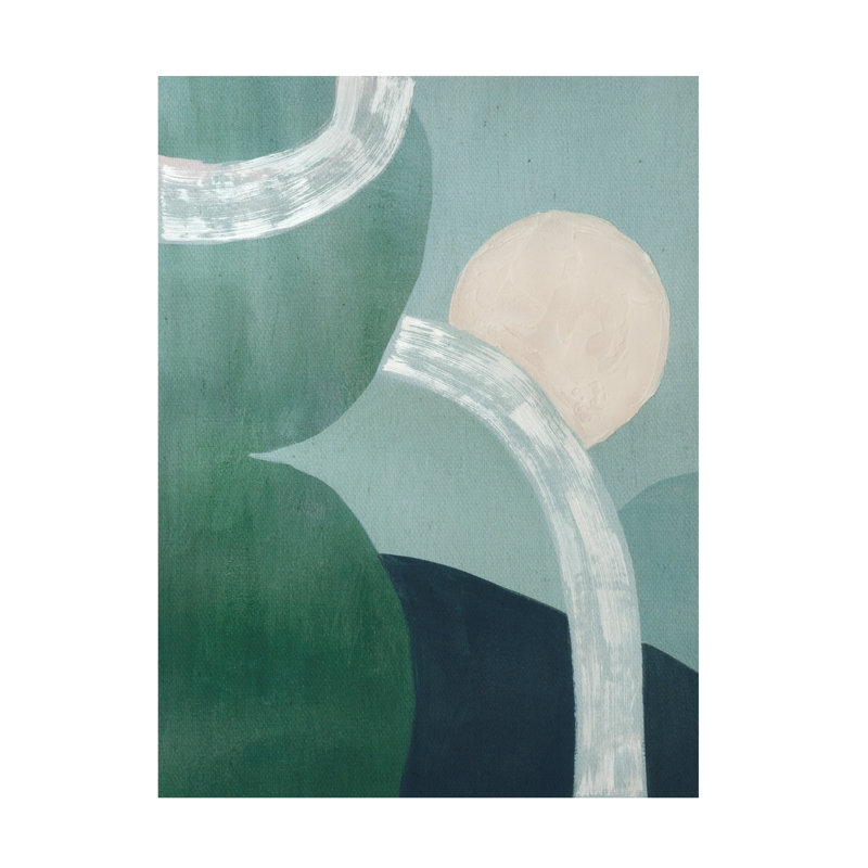 Art mural sur toile tendue - "P Planète lumière I" Grace Popp pour décoration de salon, de chambre à coucher ou de bureau - 24 x 32